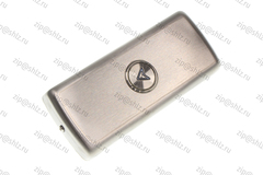 Пост вызывной накладной однокнопочный в сборе, круглая кнопка, символ "Стрелка", белая подсветка, сатинированная(шлифованная) нержавеющая сталь, ПЛВ54И-Н1Т1100ЩУ3, 0601Щ.12.04.100А-11