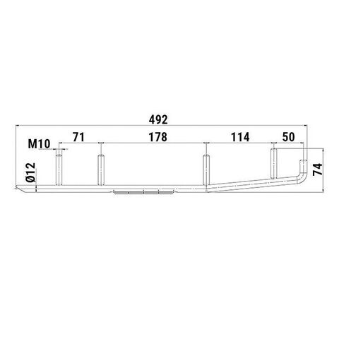 ТехноМ 100310T Коньки (комплект) лыжи снегоходов Arctic Cat 0703-871,1703-218, 2703-375, A-04-0-4-13