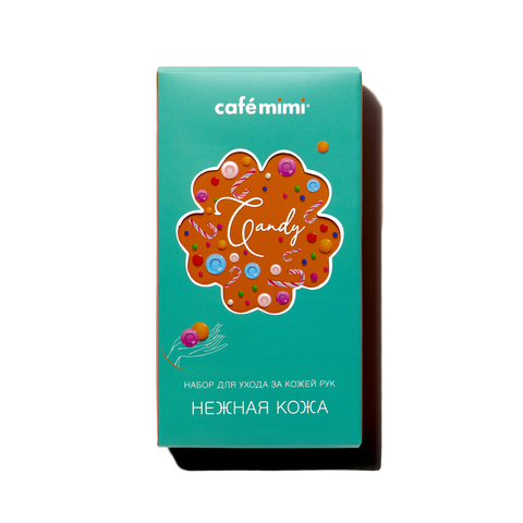 CAFE MIMI  Подарочный набор НЕЖНАЯ КОЖА (крем для рук + крем-маска для рук) 100мл