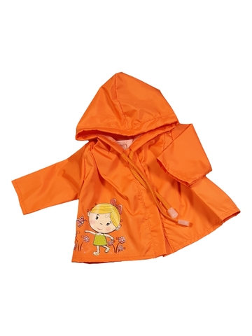 Плащ - Оранжевый. Одежда для кукол, пупсов и мягких игрушек.