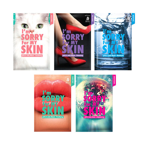 I'm Sorry for My Skin pH5.5 Jelly Mask тканевые маски для решения различных проблем кожи