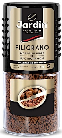 Растворимый кофе Jardin Filigrano
