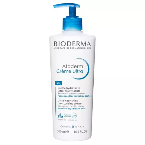 Биодерма Атодерм Крем Ультра 500 мл (Bioderma, Atoderm)