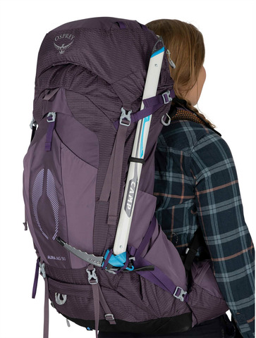 Картинка рюкзак туристический Osprey Aura AG 50 Enchantment Purple - 5