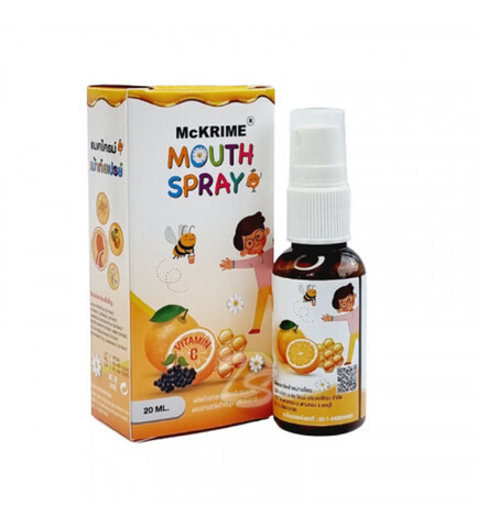 Детский тайский спрей для горла с ароматом апельсина от McKRIME Mouth Spray 20 мл купить выгодно в Иркутске с бесплатной доставкой по России в Москву Новосибирск Калининград Казань