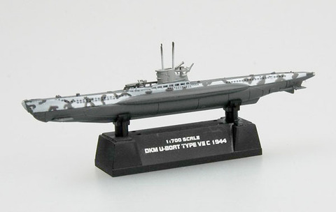 Модель Подводная лодка U7C 1944 г масштаб 1:700 ВМФ Германии