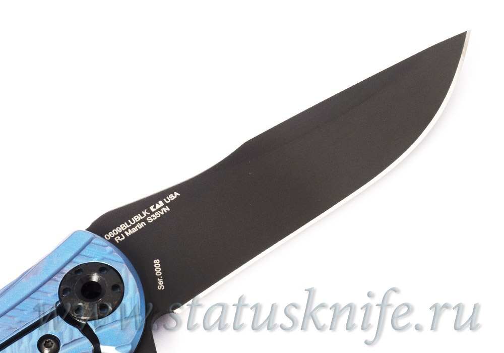 Нож Zero Tolerance 0609BLUBLK First 8 RJ Martin
