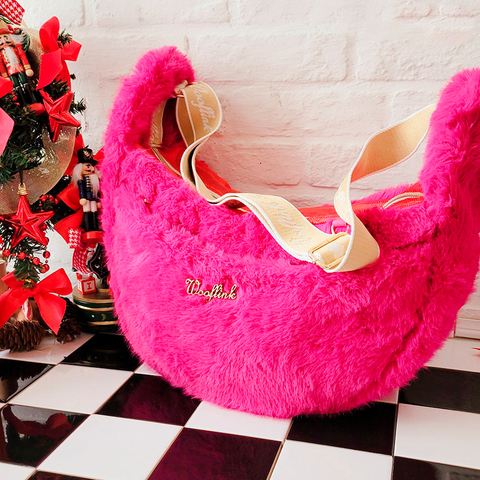 045 Сумка для собак малых пород до 2,5-3 кг "Шерри", мех / Wooflink