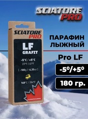 Парафин лыжный Sciatore Pro LF GRAFIT 180гр. черный 5°..-5°