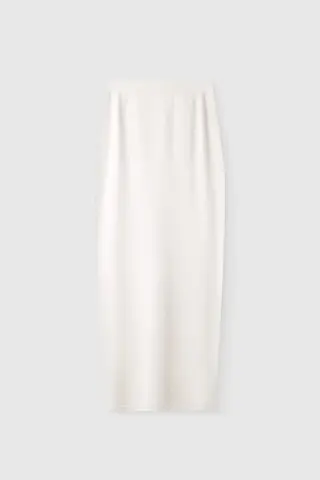 Юбка миди из шерсти мериноса