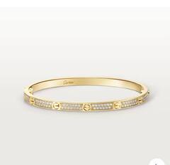 16237- Браслет LOVE small model pave  lux качество VGOLD