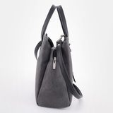 Сумка Саломея 166 македония серый + черный