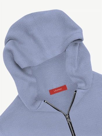 Толстовка на замке из кашемира