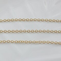 Цепочка 2,5*3 мм, позолота, 18см , А040-2 (18см)