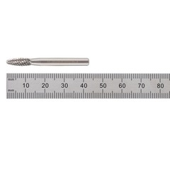 Бор-фреза твердосплавная H(FLH) 6,0x13x43x6мм HM H-Tools 116217HT