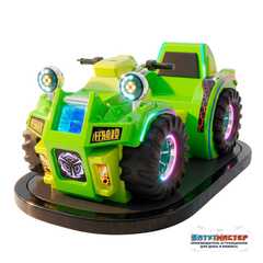 Электробампер «Зелёный Турбо» для автодрома, современная подсветка