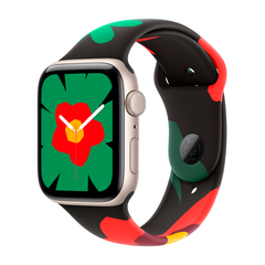 Умные часы Apple Watch SE 3 (2025) GPS, 44mm, Starlight Aluminium Case with Black Unity Sport Band, M/L