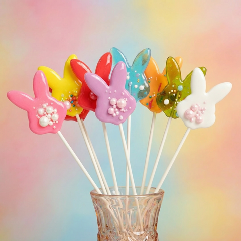 Карамель леденцовая «Кролик» на основе подсластителя изомальт (цвет в ассортименте)