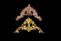 Силиконовый молд № 109 Два вензеля