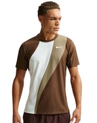 Теннисная футболка Nike Court Slam Dri-FIT ADV - sail/dark hazel/white