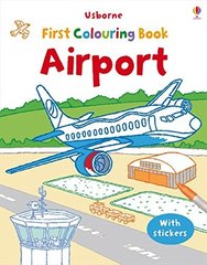 Airport Colouring Sticker Book
