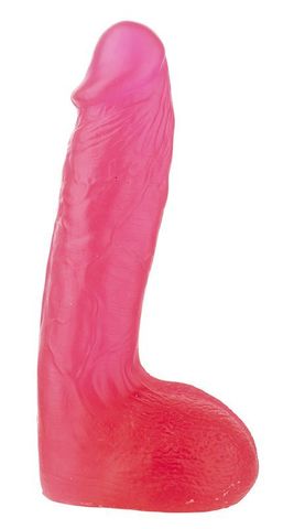 Розовый фаллоимитатор XSKIN 7 PVC DONG - 18 см. - Dream Toys X-Skin 20598