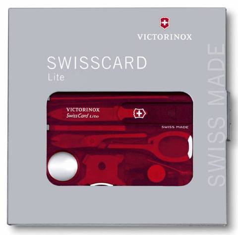Швейцарская карта Victorinox SwissCard Lite Red (0.7300.T)