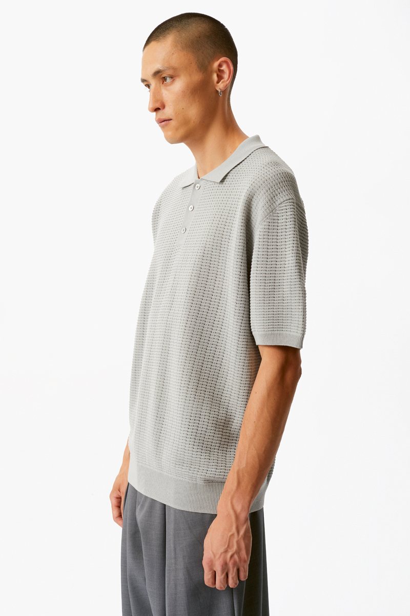 Серая футболка-поло Laine