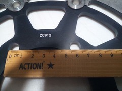 Диск тормозной передний лепестковый на Kawasaki ZX6R NINJA, ZX6R NINJA, ZX6RR NINJA, ER6F / ER6FN, Z 750/750-ABS