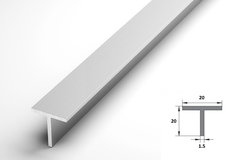 Тавр Лука 20*20*1,5 Тп 04.2000.501л серебро
