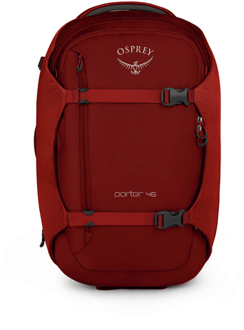 Картинка рюкзак для путешествий Osprey Porter 46 Diablo Red - 5