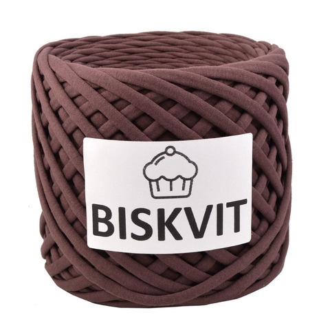 Пряжа трикотажная Biskvit орех 580