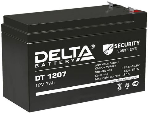 1 Аккумулятор Delta DT 1207