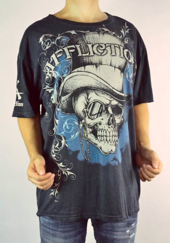 Affliction | Футболка мужская Monocle Tee A491 перед