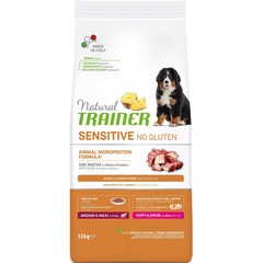 Natural Trainer Sensitive No Gluten Puppy&Junior Medium&Maxi - Duck