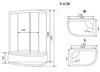 Душевая кабина Timo Standart 120*85*220  (T-5520R)