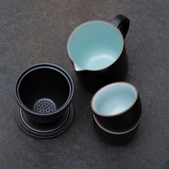 Дорожный набор для чаепития из керамики