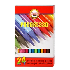 Карандаши цельнографитные в лаке KOH-I-NOOR PROGRESSO 8758, 24цв