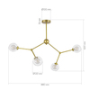 Светильник подвесной Evoluce Arcus SLE1106-203-04