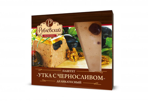 Паштет мясной Утка с черносливом "Рублевский", 200г