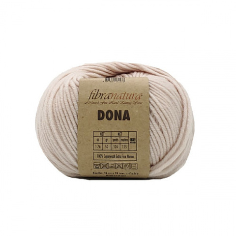 Пряжа Fibra Natura Dona 106-40 теплый беж