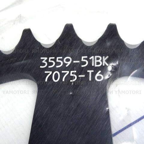 Звезда задняя Sunstar 5-3559-51BK (алюм) JTR210 JTA210 Honda CRF CR XR