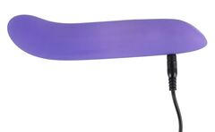 Фиолетовый мини-вибратор Flashing Mini Vibe - 15,2 см. - 