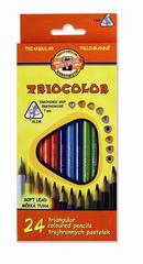 Карандаши цветные TRIOCOLOR 3134, 24 цвета