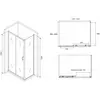 Abber Schwarzer Diamant AG30130B-S100B Душевой уголок, цвет: чёрный