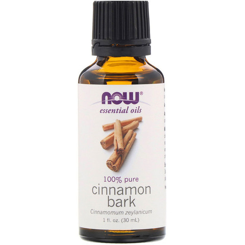 Now Foods, Essential Oils, эфирное масло коры корицы, 30 мл (1 жидк. унция)