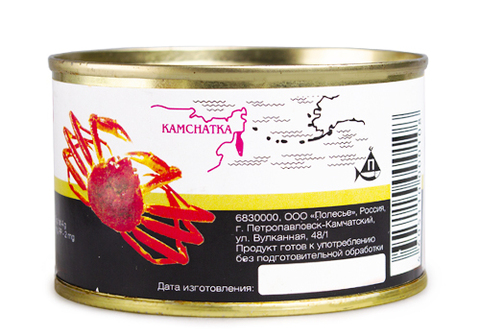 Мясо камчатского краба фаланга ЭКСТРА, 220г