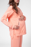 Спортивный костюм для беременных и кормящих 14827 лососевый