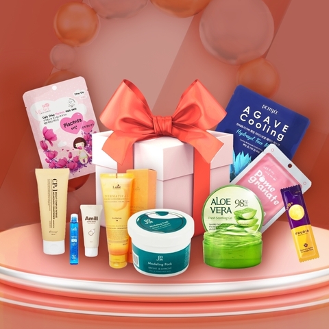 Подарочный набор корейской косметики Beauty Box с шампунем для волос