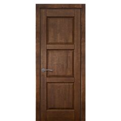 Купить Межкомнатная дверь массив ольхи Турин античный орех глухая